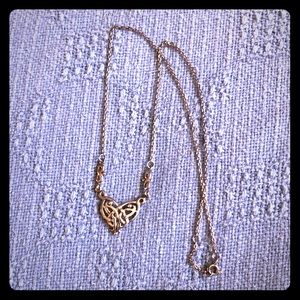 .925 silver Celtic knot necklace.